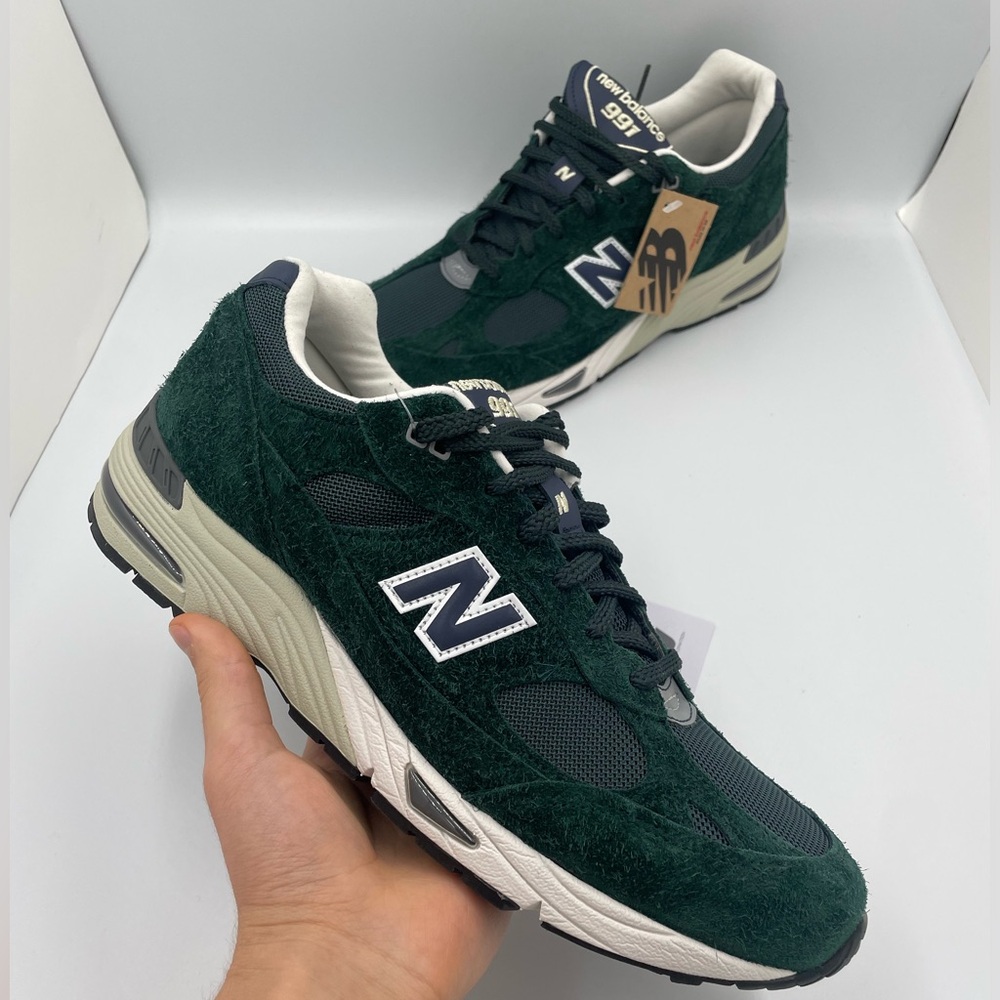 SIZE 11.5 NEW BALANCE 991 MADE IN ENGLAND LOW PONDEROSA PINE MENS ATHLETIC SHOES